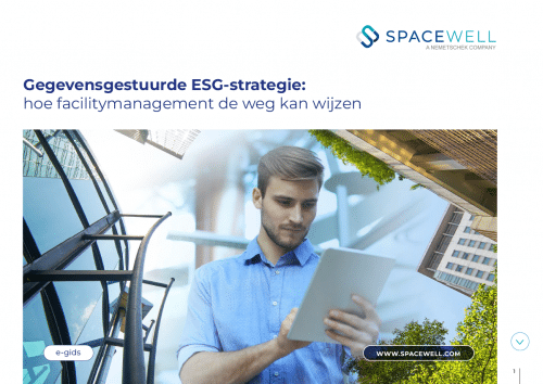 Gegevensgestuurde ESG-strategie. E-Gids cover.