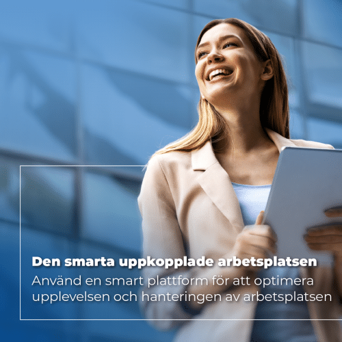 Den smarta uppkopplade arbetsplatsen - omslag för whitepaper