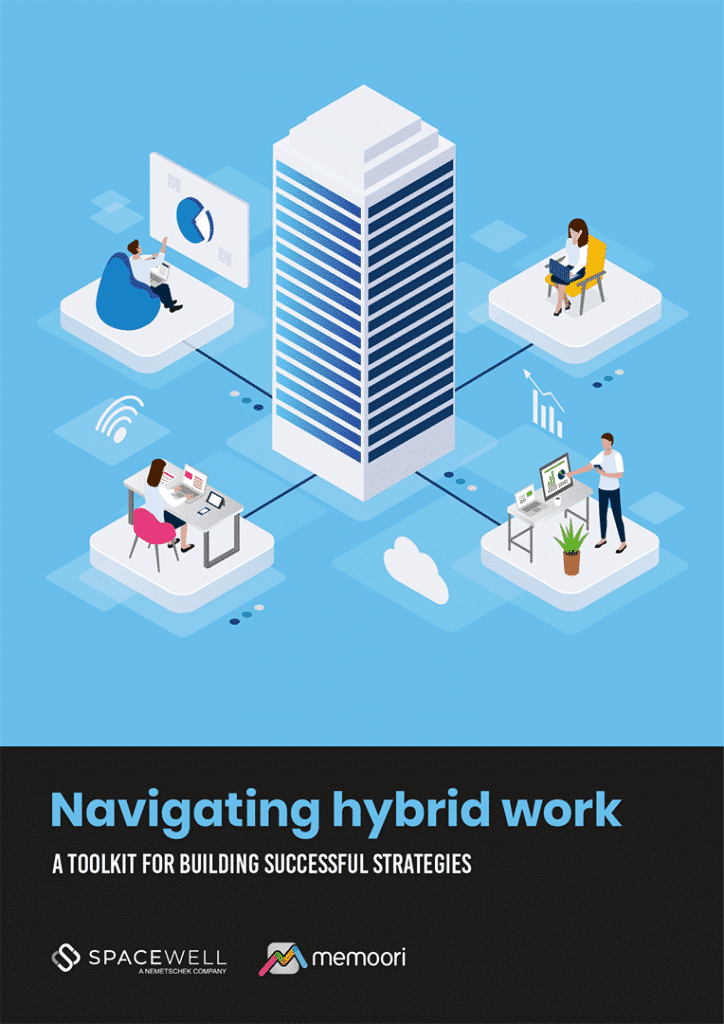 Navigating Hybrid Work white paper cover.