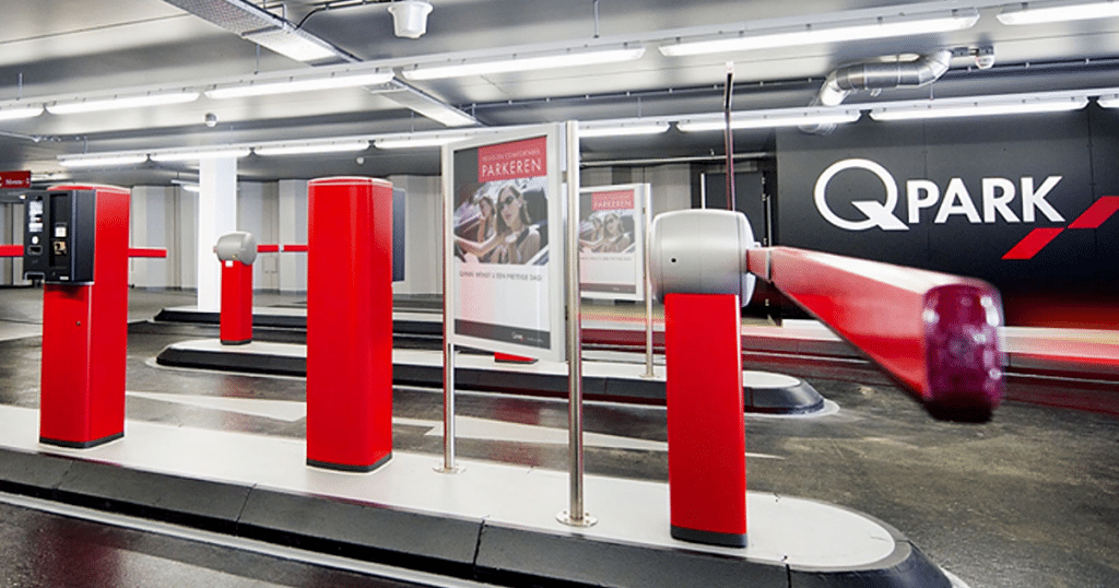 Ingresso del parcheggio Qpark