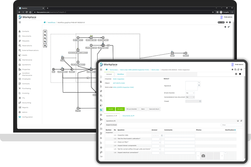 Workplace Work Order Management screenshot