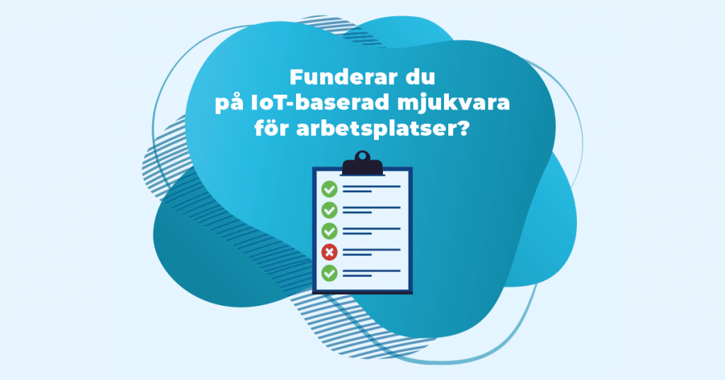 Iot-baserad arbetsplats mjukvara grafik