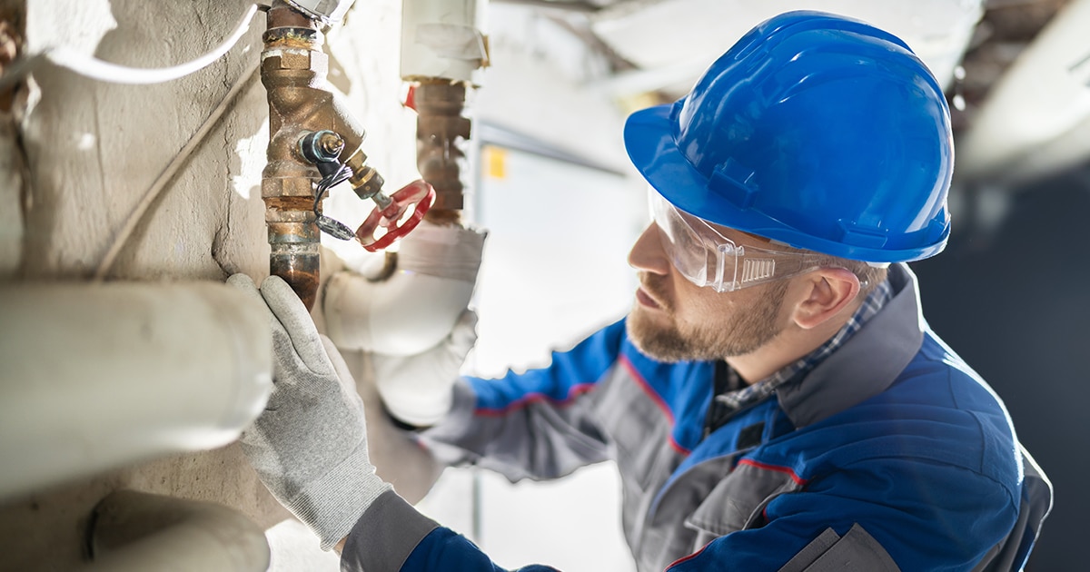 Worker checking valve