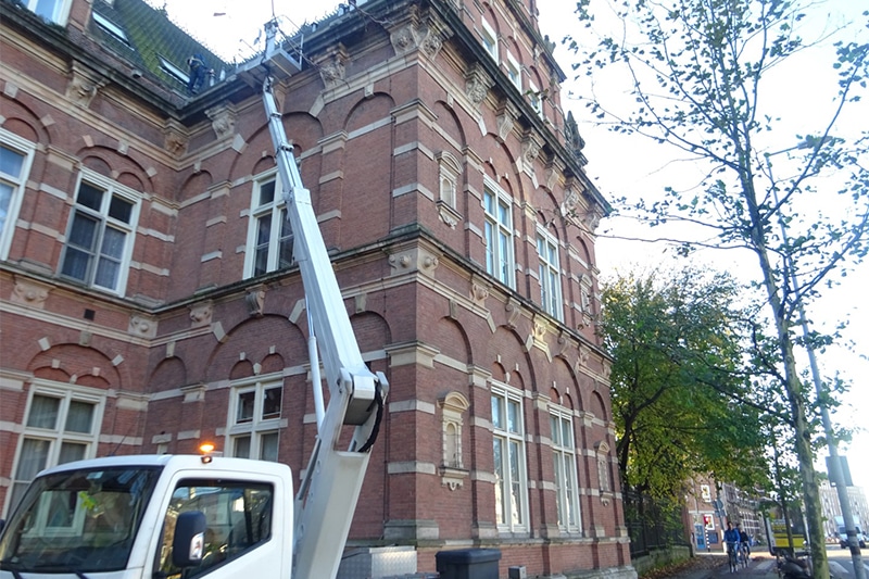 Ymere gebouw zijkant perspectief