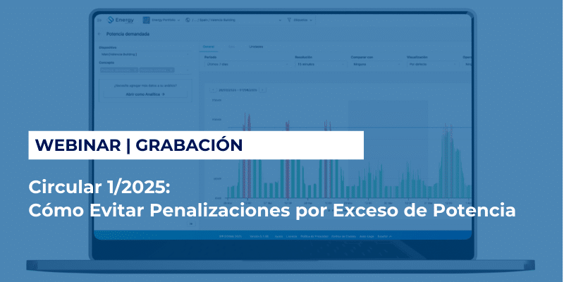 Webinar excesos de potencia en España