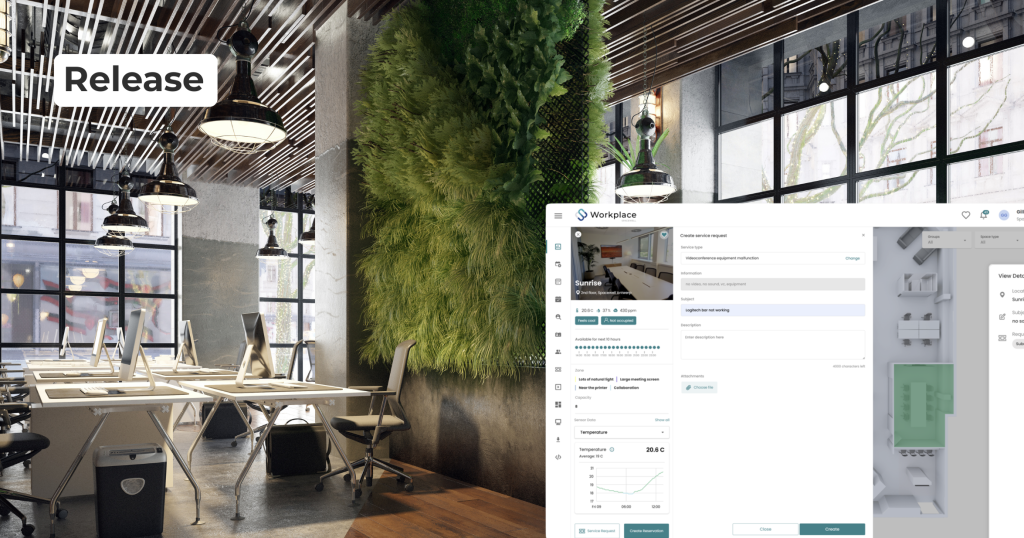 Wat is er nieuw in Spacewell Werkplek Toegankelijkheidsverbeteringen, nieuwe gegevenssets en hardware-updates (4)