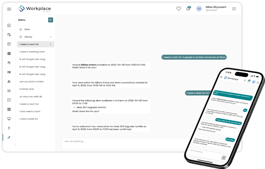 Spacewell Workplace AI Assistant