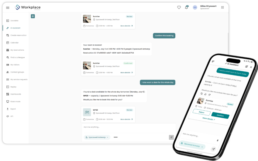 Spacewell Workplace AI-assistent