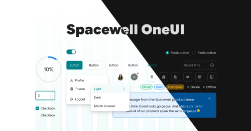 Spacewell OneUI Announcement